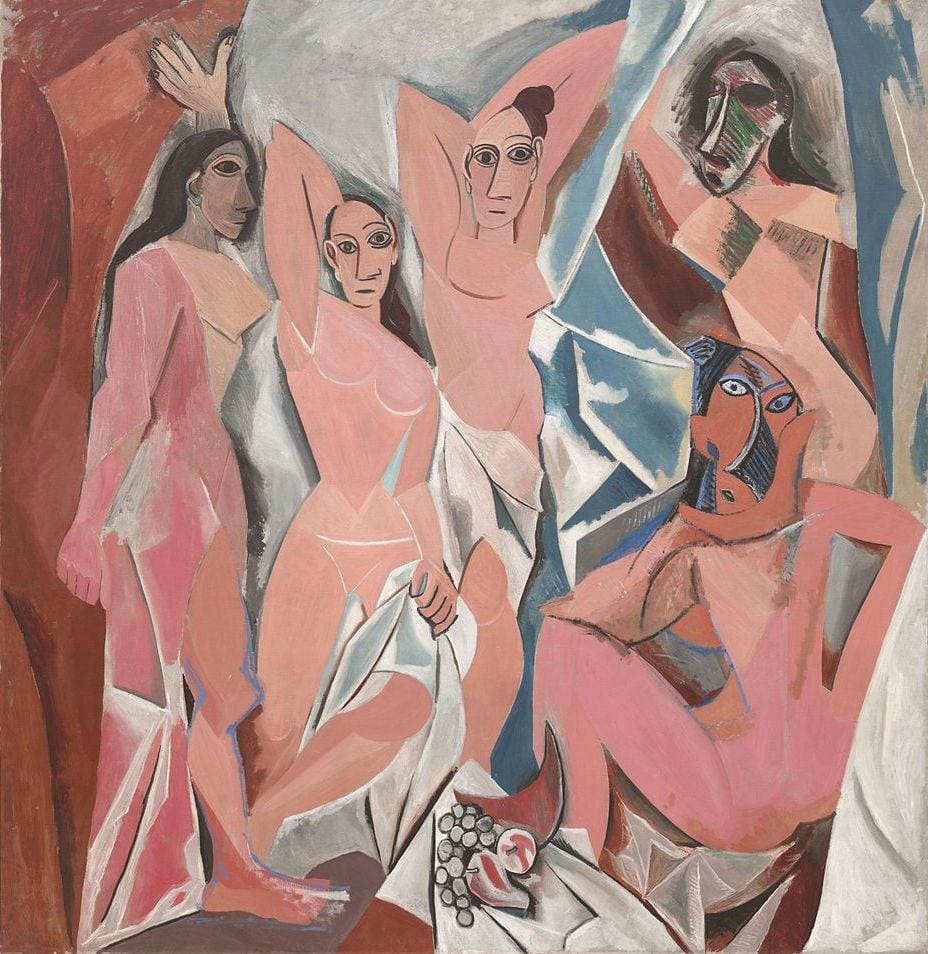 After · Picasso, Les Demoiselles d’Avignon (1907)